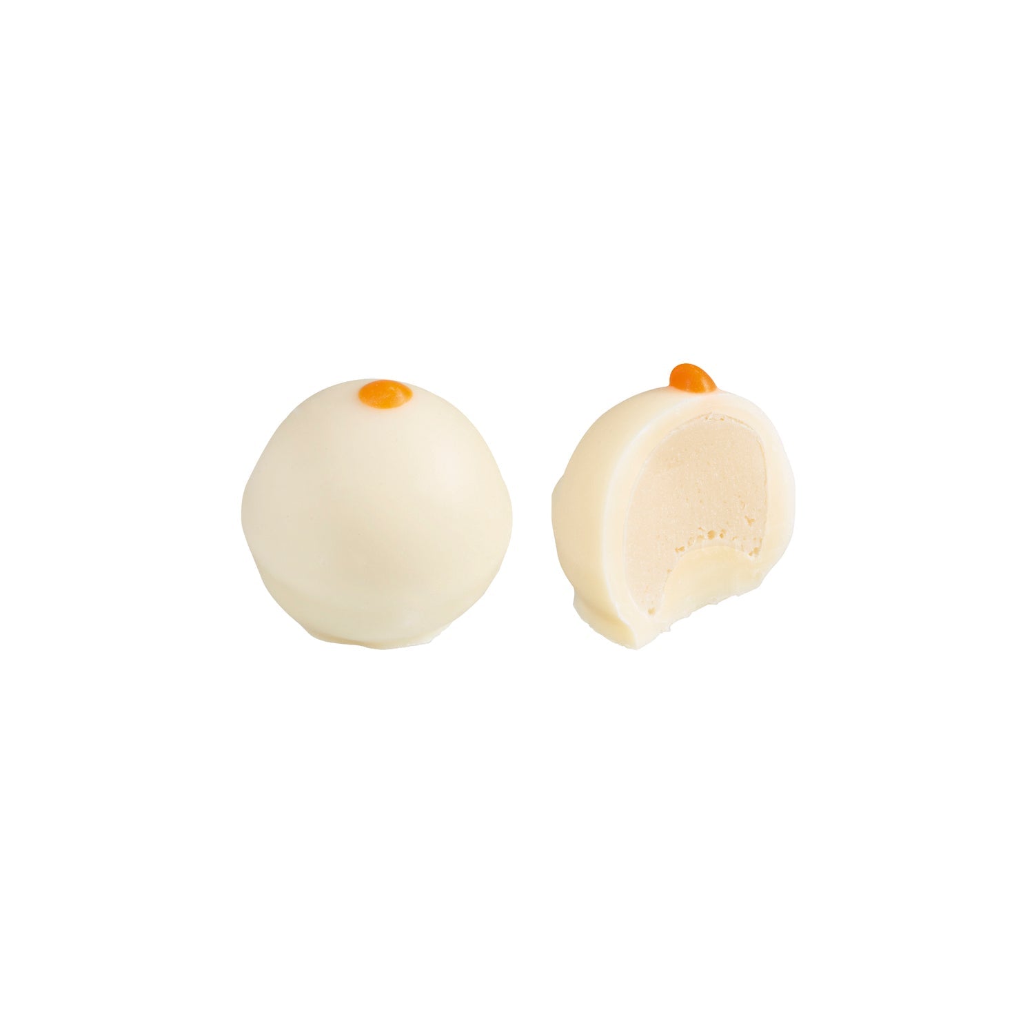 Panna Cotta by Jag Couture London featuring vanilla cream topped with white chocolate coating, 13g dessert.