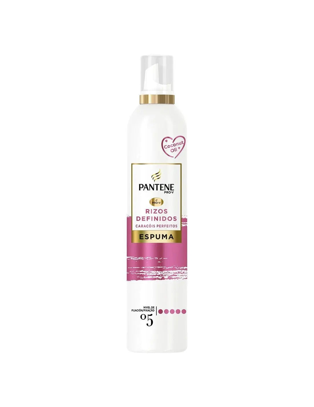 Jag Couture London - New York Pantene Defined Curls Mousse 300ml bottle with curly hair on the label