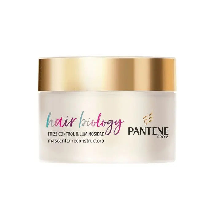 Pantene Pro-V Deffrizz & Illuminate Reconstructing Mask 160ml, hair treatment in a white jar with label, from Jag Couture London New York