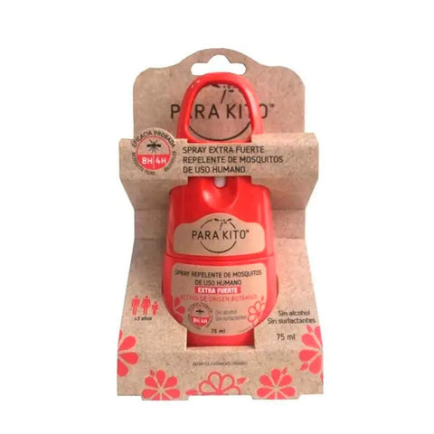 Jag Couture London New York Parakito Extra Strong Spray 75ml bottle with sleek design and spray nozzle visible.