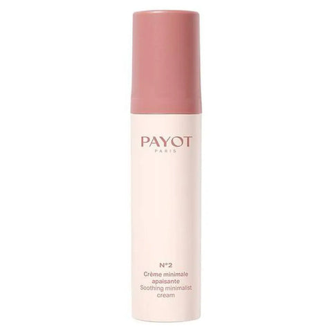 Payot Creme Minimale Apaisante 40ml from Jag Couture London - New York, soothing facial cream in a white jar with a minimalist design.