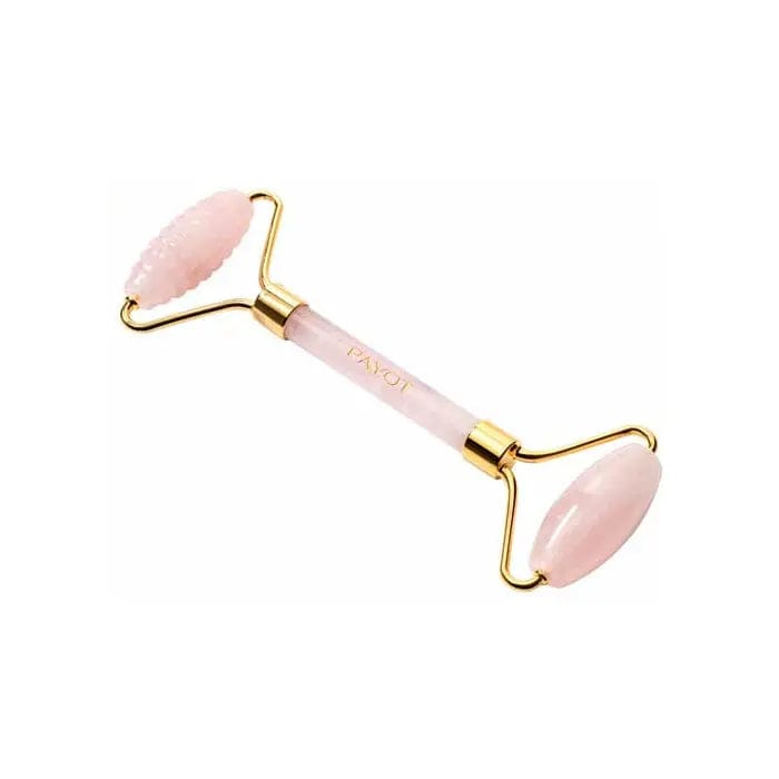 Jag Couture London New York Payot Face Moving Lifting Sculpting Facial Quartz Roller showing smooth quartz surface and ergonomic handle.