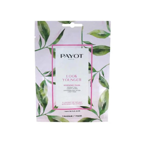 Jag Couture London New York Payot Look Younger soothing and lifting sheet mask, hydrating skincare for a refreshed complexion.