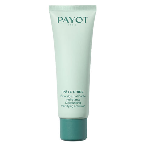 Payot Moisturising Mattifying Emulsion in 50ml bottle, designed to hydrate and control shine for oily skin.