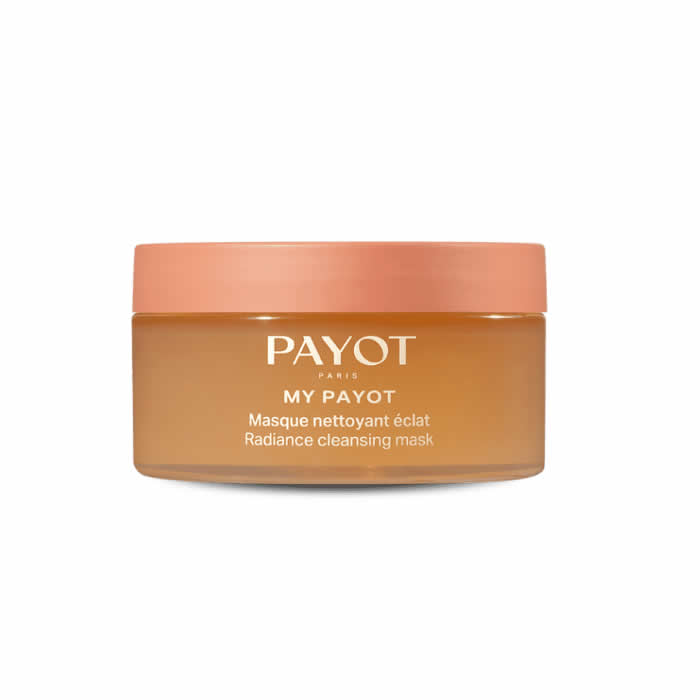 Payot My Payot Radiance Cleansing Mask in 100ml jar, featuring a smooth, white cream ideal for brightening and refreshing skin.