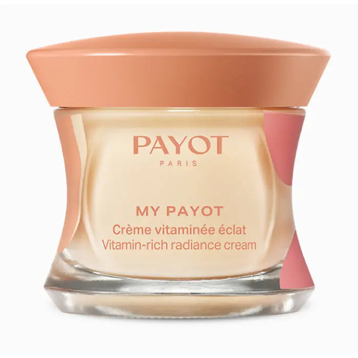Cream jar of Payot My Payot Vitamin Rich Radiance Cream, 50ml, from Jag Couture London New York, showing the product and packaging.