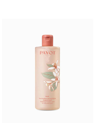Payot Nue Agua Micelar Limpiadora, 400ml, in limited edition, from Jag Couture London - New York, showing the cleanser bottle.