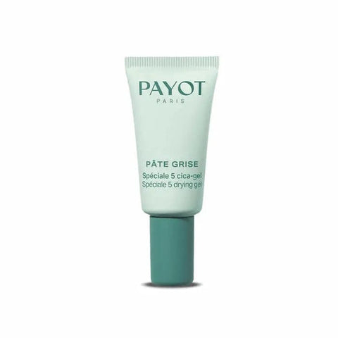 Payot Pate Grise Spéciale 5 Cica Gel in 15ml tube, skincare product from Jag Couture London - New York, with gray gel formula.