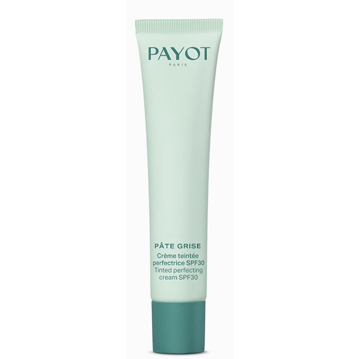 Payot Pâte Grise Tinted Perfecting Cream with SPF30 in 40ml, featuring a smooth, tinted cream for even skin tone.