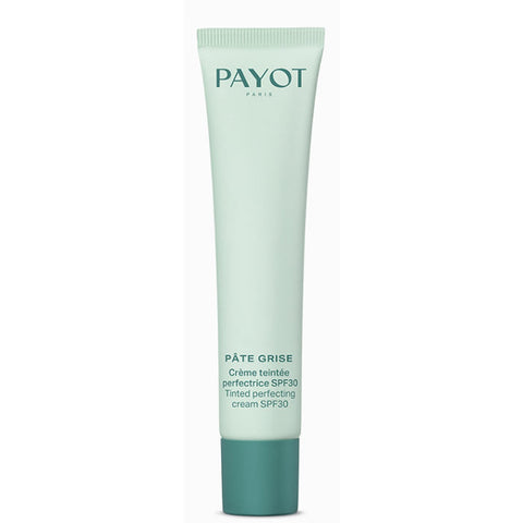 Payot Pâte Grise Tinted Perfecting Cream with SPF30 in 40ml, featuring a smooth, tinted cream for even skin tone.