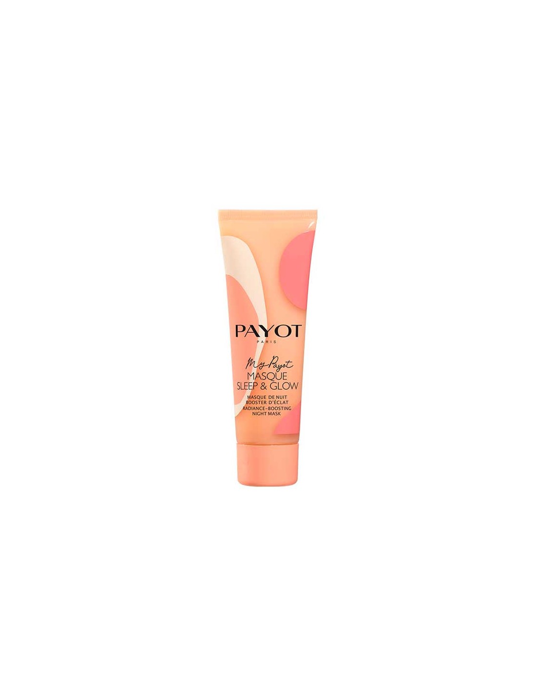 Payot Sleeping Masque Éclat jar, a 50ml skincare product by Jag Couture London New York, with a sleek container and elegant design.