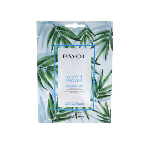 Jag Couture London New York Payot Water Power moisturizing sheet mask, hydrating and refreshing skincare product.