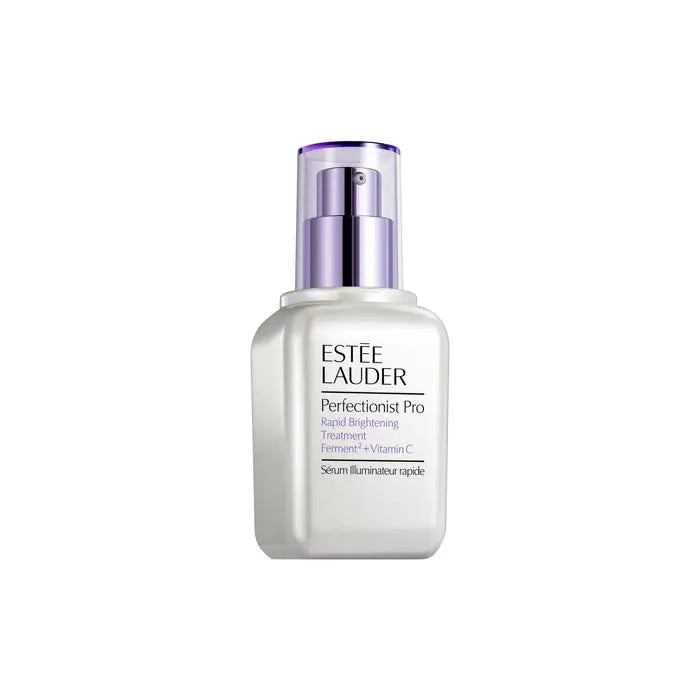 Jag Couture London Perfectionist Pro Rapid Brightening Treatment with Vitamin C, 50ml, demonstrating the sleek bottle design.