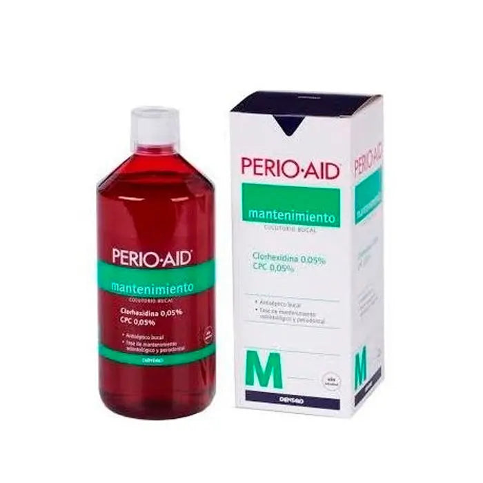 Perio Aid Treatment Mouthwash 500ml by Jag Couture London New York, showing the bottle and label with product details.