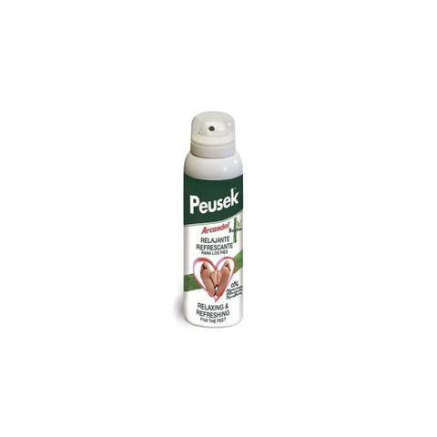 Jag Couture London New York Peusek Arcandol relaxing and refreshing foot spray 150ml bottle with label and cap visible.