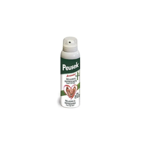 Peusek Arcandol relaxing and refreshing foot spray in a 150ml bottle by Jag Couture London New York.