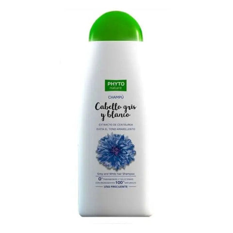 Jag Couture London Phyto Nature Gray & White Hair Shampoo 400ml bottle, featuring a sleek design for gray and white hair care.