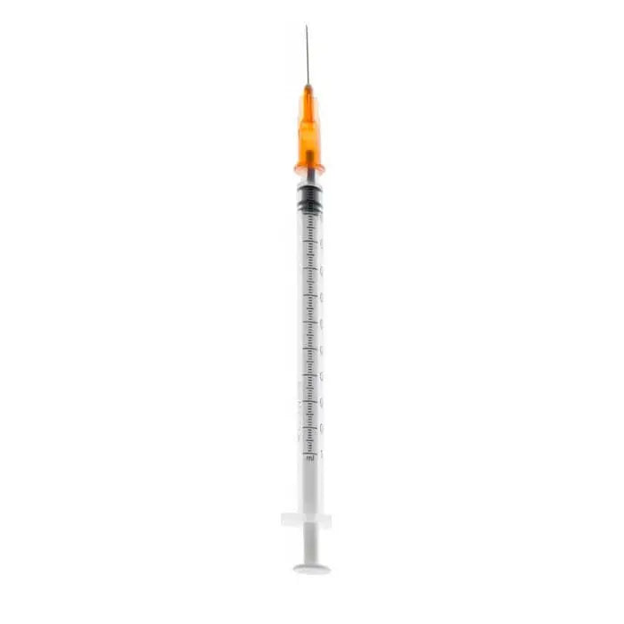 Jag Couture London-New York 1CC syringe with 0.5x16mm needle and 100U capacity, shown in the product image.