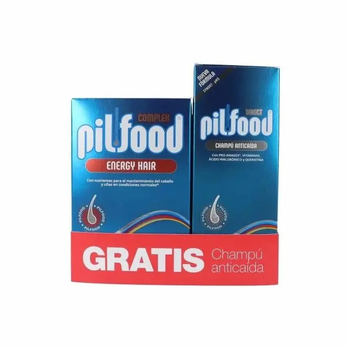 Set of two Jag Couture London Energy Pil-Foods tablets, 60-count each, in blister packs, for boosting energy and vitality.