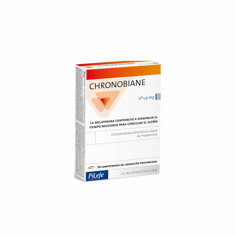 Pileje Chronobiane LP 1.9mg tablets by Jag Couture London - New York, shown in a blister pack on a white background.