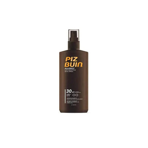 Piz Buin Allergy Lotion SPF30 by Jag Couture London, 200ml bottle, showing the lotion and packaging with sun protection features.