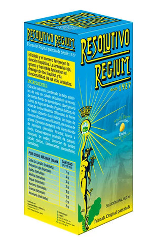 Plameca Resolutivo Regium 600ml by Jag Couture London - New York, a clear cleaning solution in a plastic bottle with label.
