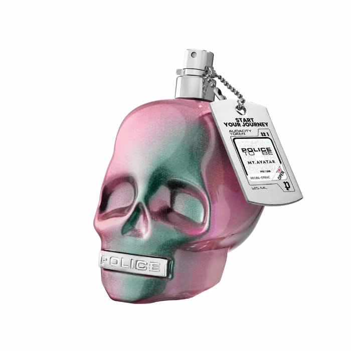 Police To Be My Avatar Woman Eau De Toilette spray by Jag Couture London New York, 125ml bottle with sleek design.