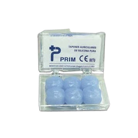 Prim Silicone Ear Plugs 6U by Jag Couture London - New York, shown in a close-up image highlighting their soft silicone material.