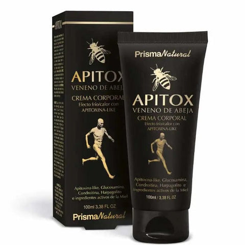 Jag Couture London Prisma Natural Apitox Body Cream in 100ml jar, creamy formula with natural ingredients for skin nourishment