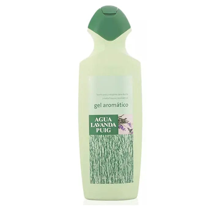 Jag Couture London New York Puig Agua Lavanda shower gel in 750ml bottle with lavender scent and sleek packaging.