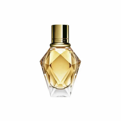 Rabanne Million Gold for Her Eau de Parfum spray in 30ml bottle, featuring luxurious gold packaging and elegant fragrance design.