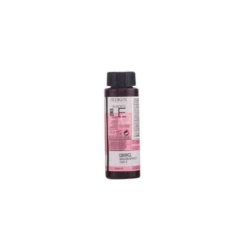 Redken Shades EQ 08WG Golden Apricot Equalizing Conditioning Color Gloss in a 60ml bottle, displayed with vibrant color and branding.