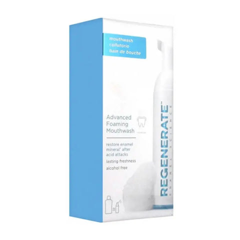 Foaming mouth bath in a 50ml bottle from Jag Couture London - New York, designed for regenerating and freshening oral health.