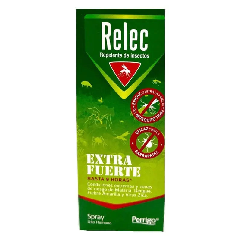 Jag Couture London New York Relec Extra Fuerte insect repellent 75ml bottle, designed to repel insects effectively.