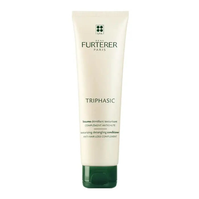 Rene Furterer Triphasic Texturizing Detangling Conditioner 150ml, showing the bottle with sleek packaging and label.