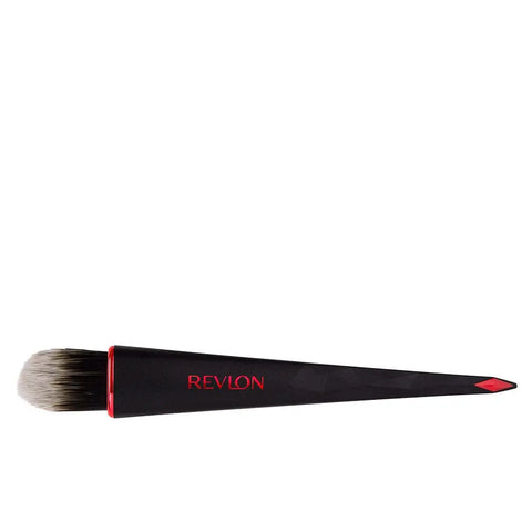 Revlon brush foundation by Jag Couture London-New York, showing the makeup brush with foundation for smooth application.