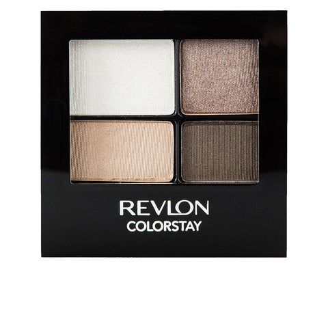 Revlon Colorstay 16 Hour Eye Shadow in shade 555 Moonlite, 4.8g, with vibrant, long-lasting eye makeup in a sleek compact.
