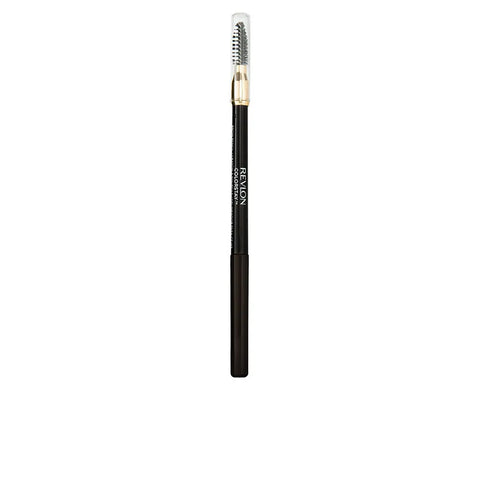 Revlon Colorstay Brow Pencil in 220 Dark Brown with the pencil and brush tip visible for natural brow enhancement.