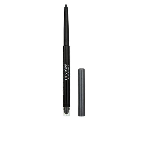 Revlon Colorstay Eye Liner in 204 Charcoal, 0.28g, with sleek black pencil and sharp tip for precise eye makeup application.