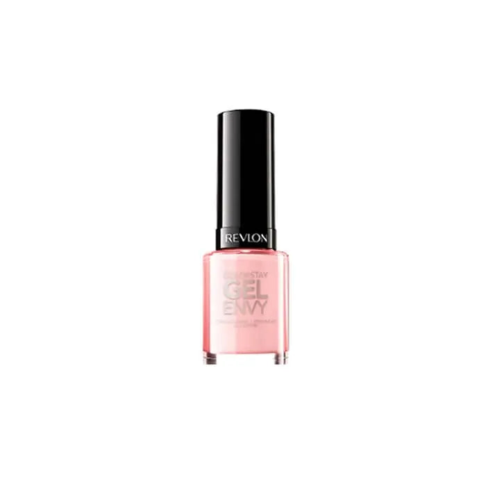 Revlon Colorstay Gel Envy nail polish in shade 015 Up In Charms, displayed in a sleek bottle with vibrant color