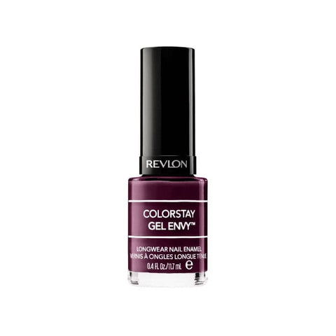 Revlon Colorstay Gel Envy nail polish in shade 610 Heartbreaker, displayed on a nail with a glossy finish.