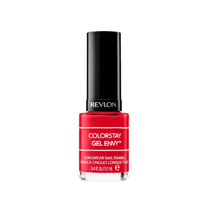 Revlon Colorstay Gel Envy Nail Polish in shade 620 Roulette Rush, with glossy finish and vibrant color.