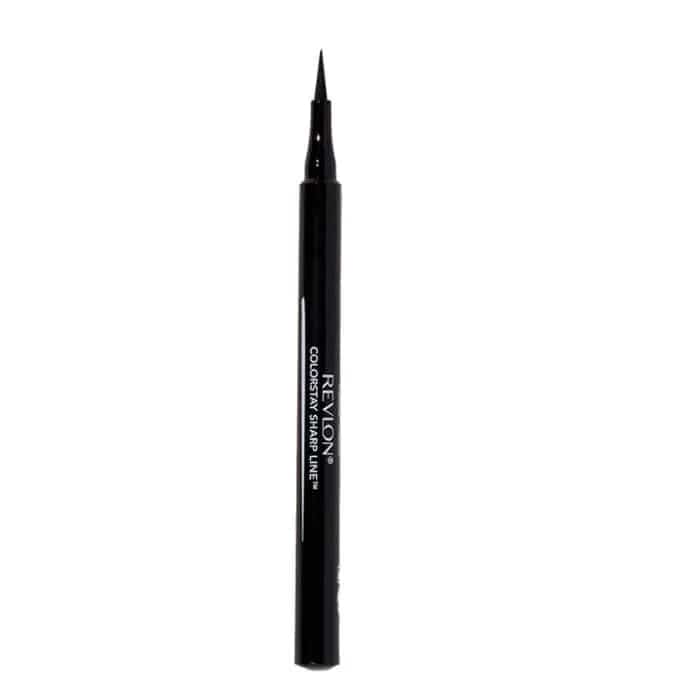 Revlon Colorstay Sharp Line Eye Liner Waterproof Black by Jag Couture London - New York, close-up of the black waterproof eyeliner pencil.