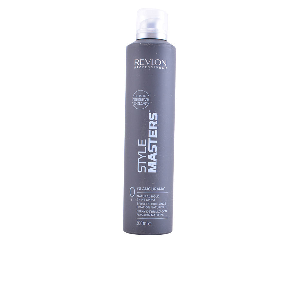 Revlon Style Master Glamourama Shine Spray in 300ml bottle, natural shine enhancer for hair, by Jag Couture London New York