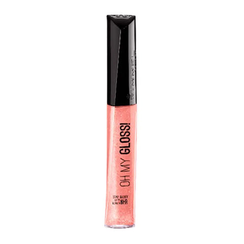 Rimmel London Oh My Gloss Lipgloss 130 Purrr…Glossy Cat with shiny, clear packaging and a doe-foot applicator.