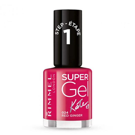 Rimmel London Supergel Kate Nail Lacquer 024 Red Ginger Jag Couture London - New York
