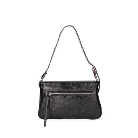 Roberta Rossi black handbag by Jag Couture London-New York with sleek leather design and gold-tone hardware.