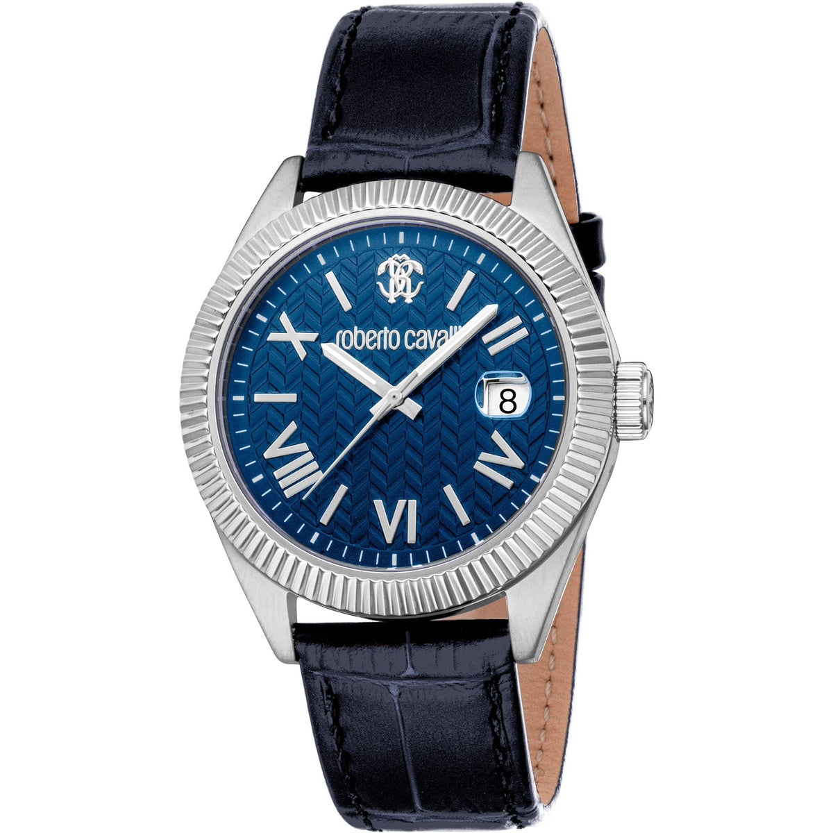 Roberto Cavalli X093 RC5G113L0025 luxury fashion accessory, displayed in a stylish image showcasing intricate design details.