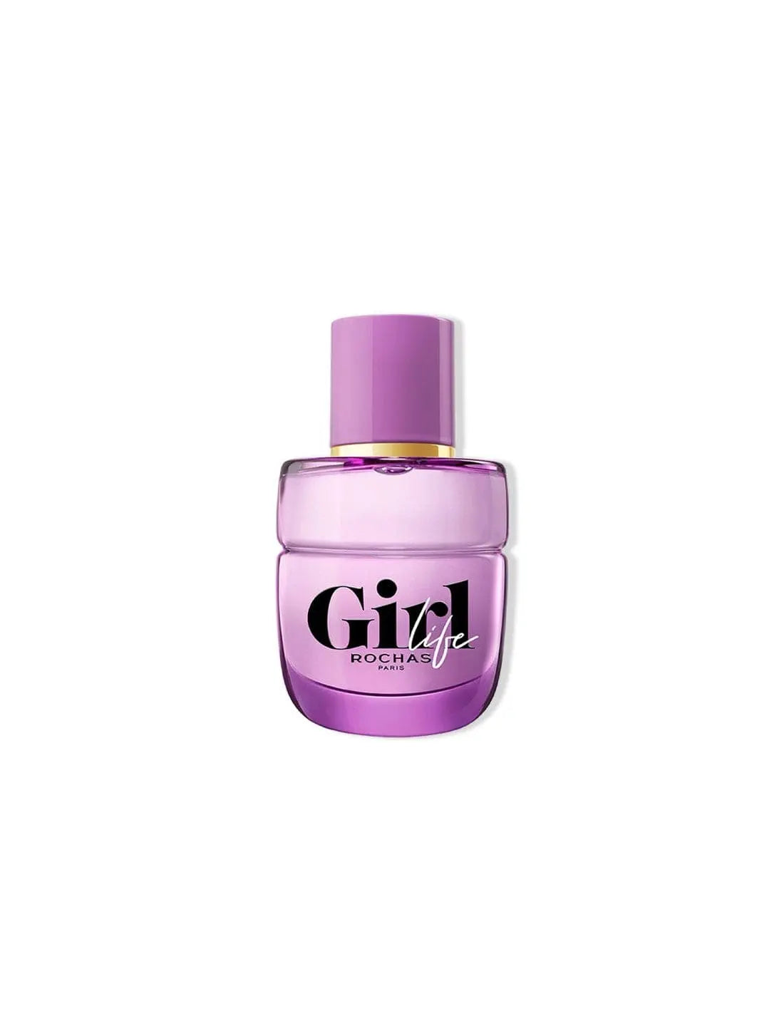 Rochas Girl Life Eau De Parfum spray in 40ml bottle by Jag Couture London New York, shown in a stylish perfume bottle.
