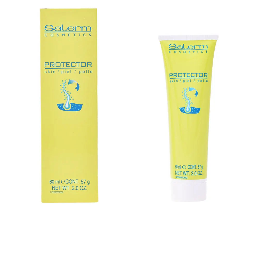 Salerm Cosmetics Protector Skin 60ml bottle, skincare product by Jag Couture London New York, with a sleek packaging design